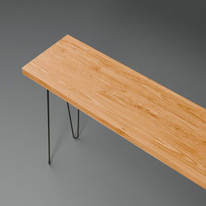 Red Oak Hairpin Coffee Table