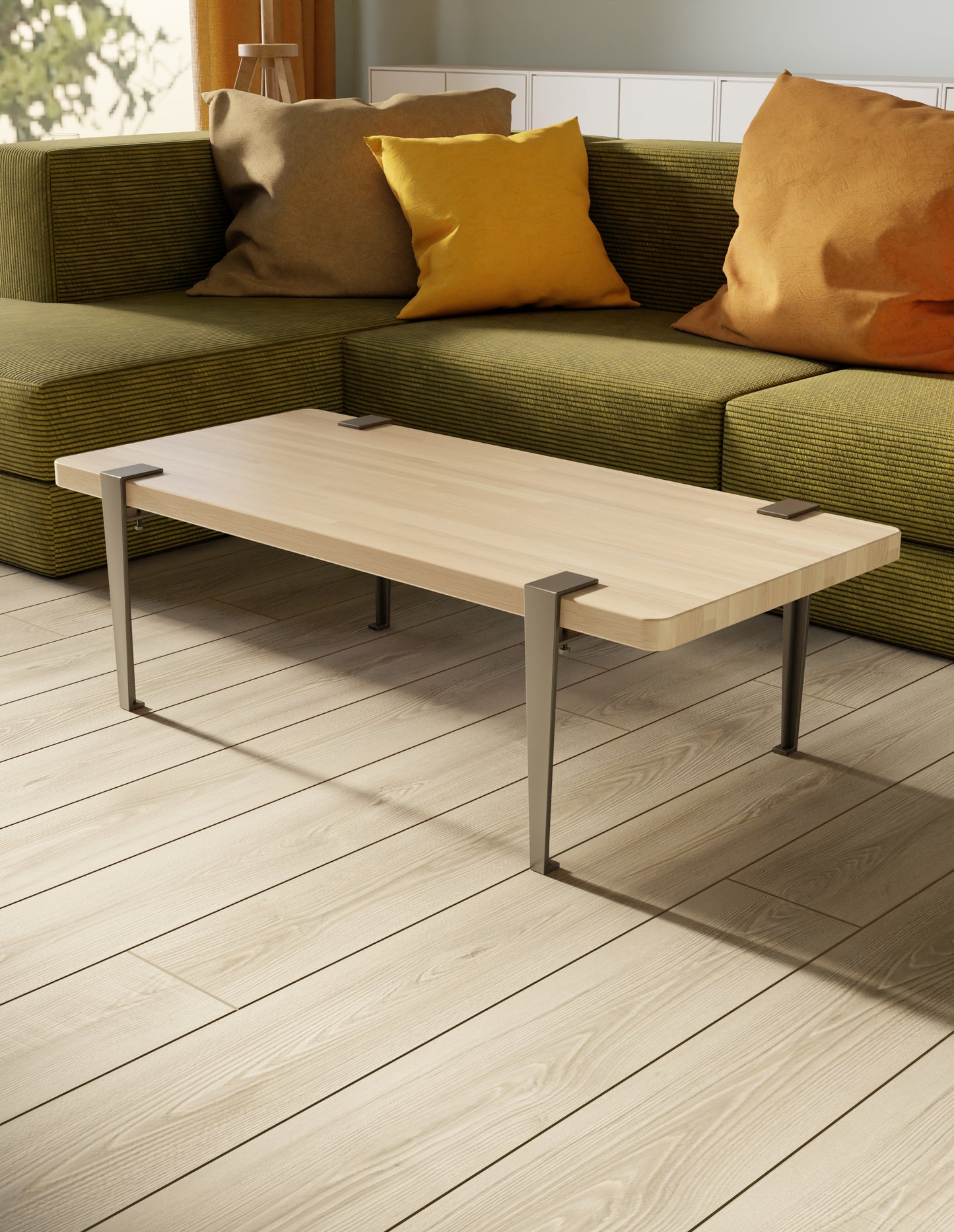 Clamp Coffee Table (Hevea)