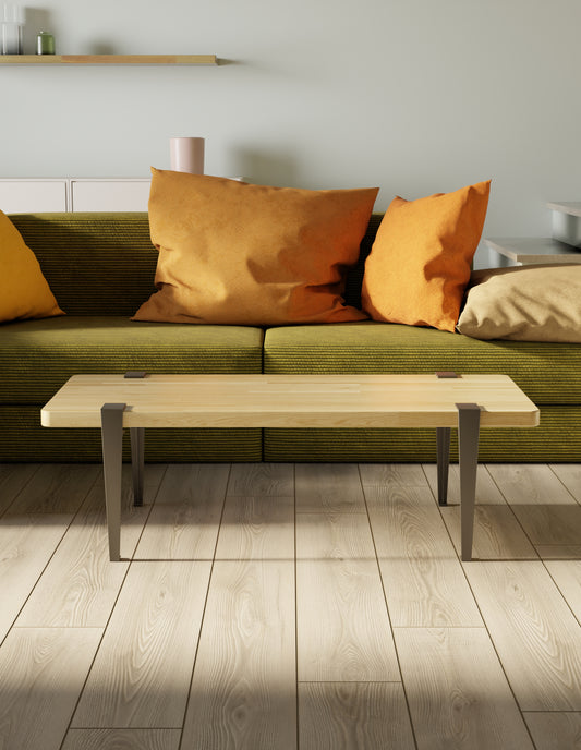 Clamp Coffee Table (White Oak)