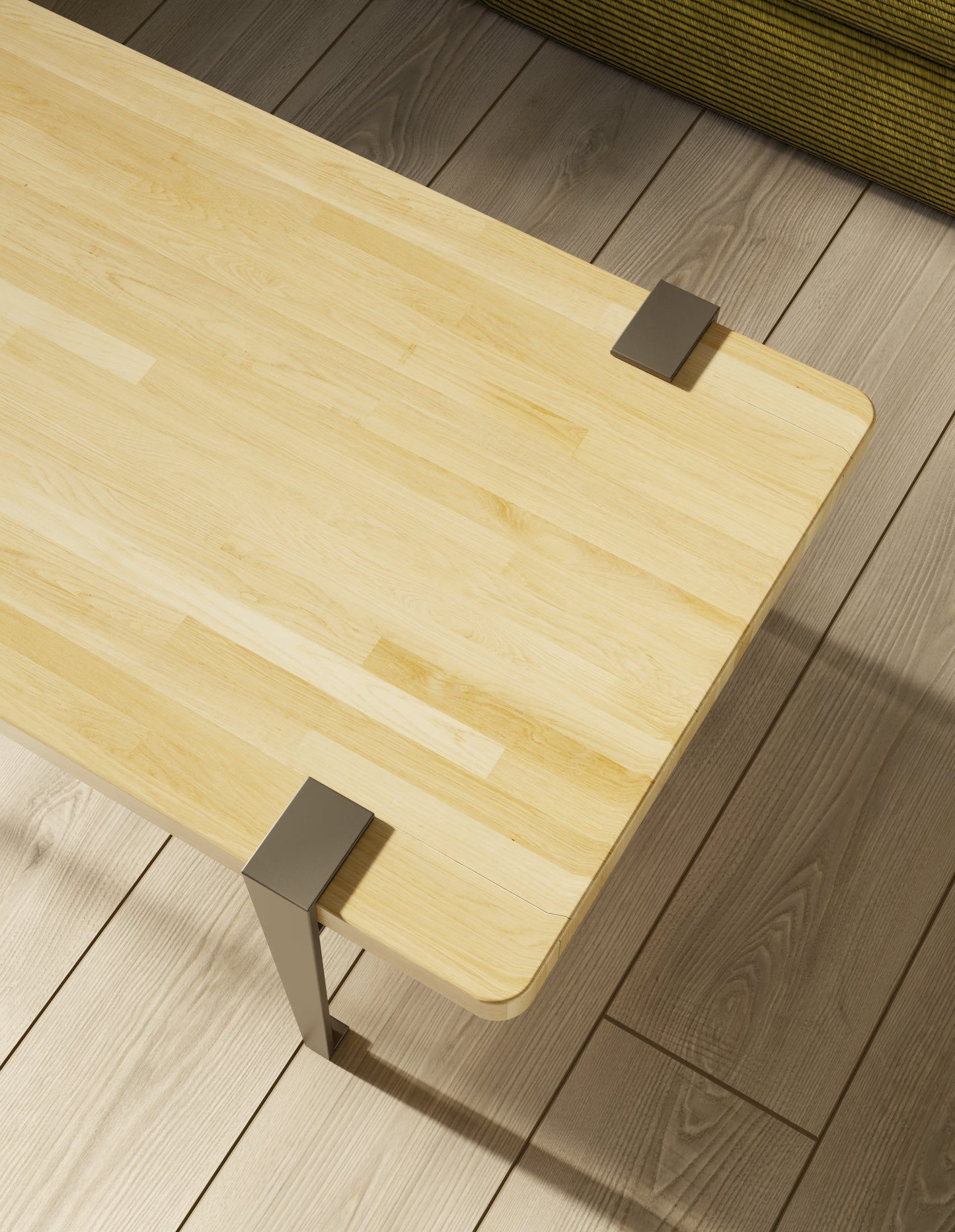 Clamp Coffee Table (White Oak)